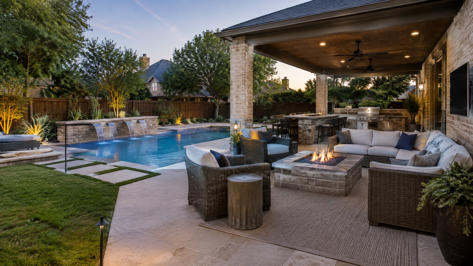 Patios & Outdoor Living Spaces in Dallas, TX design inspiration in Dallas