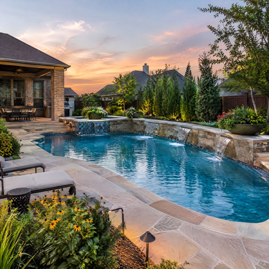 Design inspiration for Pool Landscaping & Pool Decks in Dallas