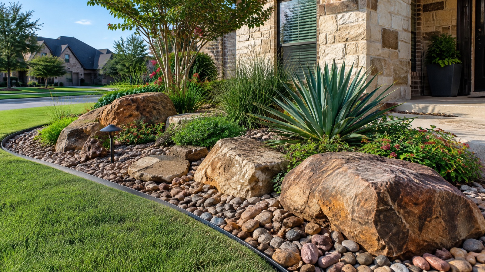 Decorative Rock & Gravel Installation in Dallas, TX design inspiration in Dallas