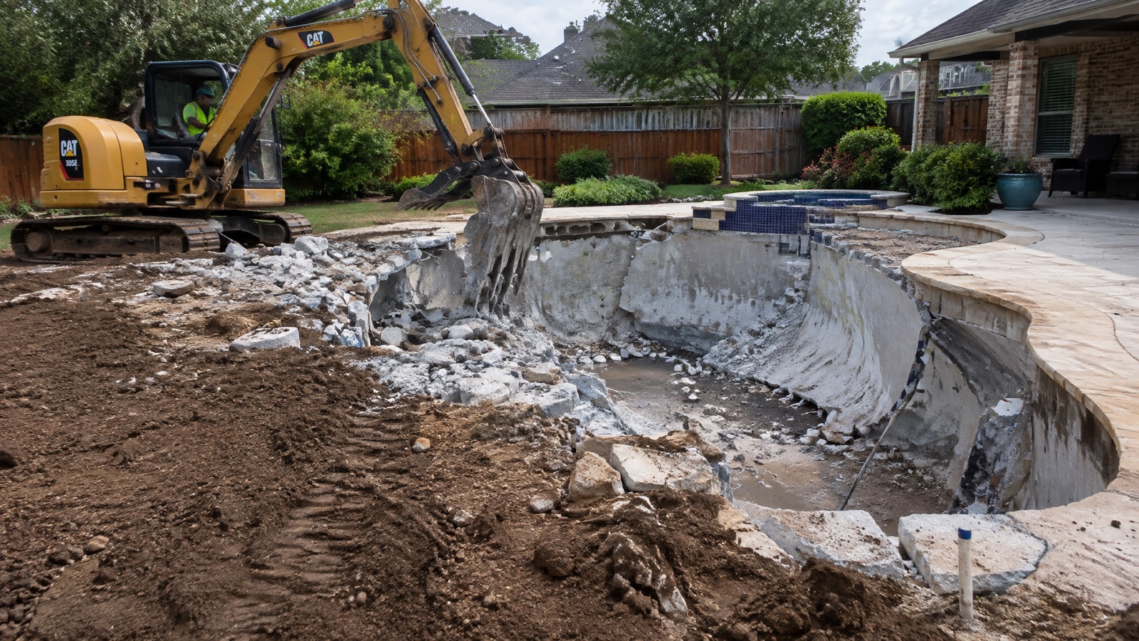 Pool Demolition in Dallas, TX design inspiration in Dallas